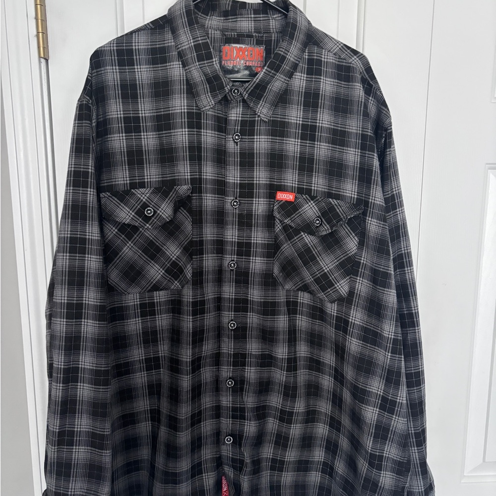 Dixxon Black flannel Plaid Men's Shirt